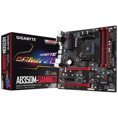 Mother Gigabyte Ga-ab350m Gaming 3 Socket Am4 Ddr4 Usb 3 Orl