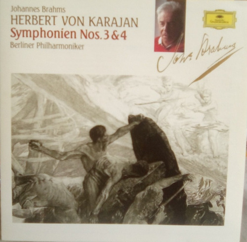 Cd H. Von Karajan/berliner Philharmoniker   J. Brahms 
