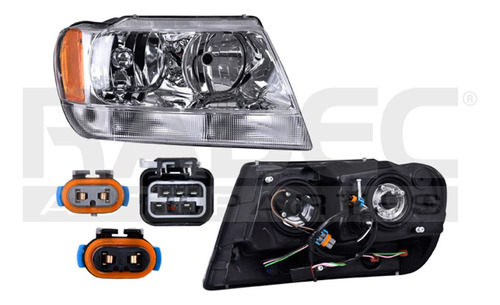 Faro Jeep Grand Cherokee 1999-2004 Izquierdo