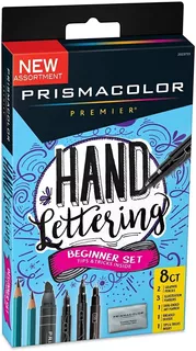 Prismacolor Premier 08 Piezas Marcadores Lettering Grafito