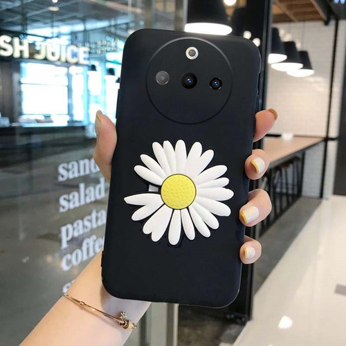 Sjk Funda Para Nubia Focus Pro 5g Suave Silicona Crisantemo+