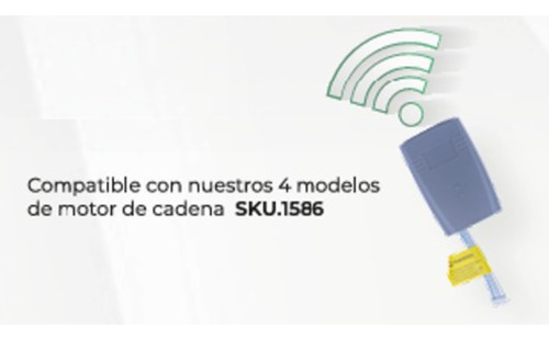 Kit Operador De Cadena Rc 600 Wifi Con Riel C 433