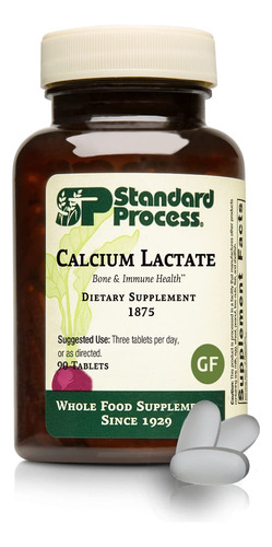Suplemento De Lactato De Calcio Standard Process 90 Comprimi