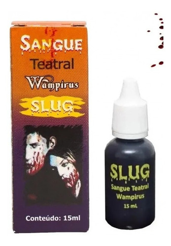 Sangue Wampirus 15 Ml Maquiagem De Terror