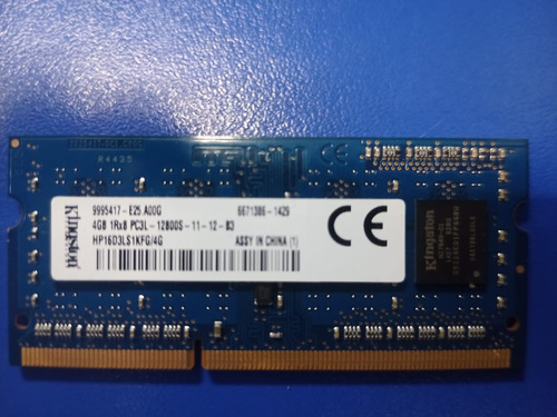 Ram 4 Gb Pc3l-12800s (ddr3) Para Laptop