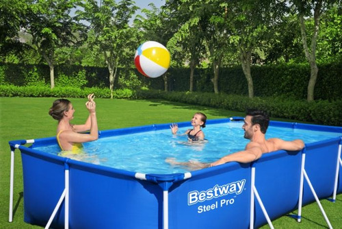 Piscina Estructural Rectangular 5700 Lts Bestway 56405