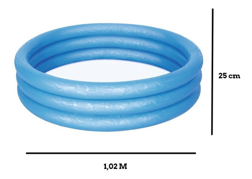 Imagen 3 de 5 de Pileta Inflable Infantil Chica Bestway De 3 Aros