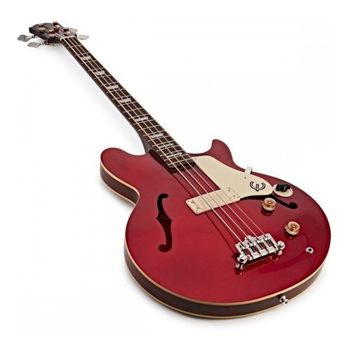 Bajo EpiPhone Jack Casady Sbu Sparkling Burgundy Ebjcsbunh1