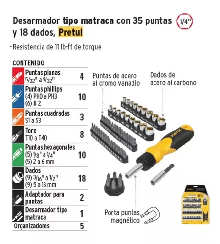 Colono Construccion - DESTORNILLADOR PRECISIÓN JUEGO DE 32 PUNTAS