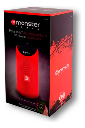 Parlante Portátil Bluetooth Waterproof Monster P450 Rojo