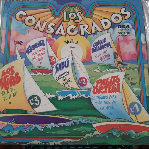 Vinilo Los Consagrados Vol 2 Moros Sabu Morandi Otros Cp2