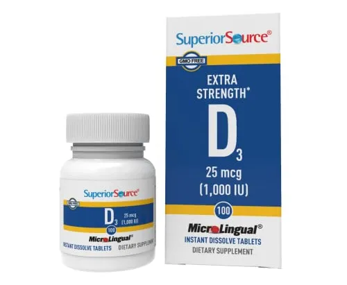 comprar Fuente Superior Vitamina D3 1000 Ui, Tablas 6degm