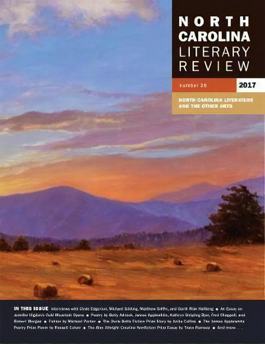 North Carolina Literary Review, Number 26, 2017, De Margaret Donovan Bauer. Editorial University North Carolina Press, Tapa Blanda En Inglés