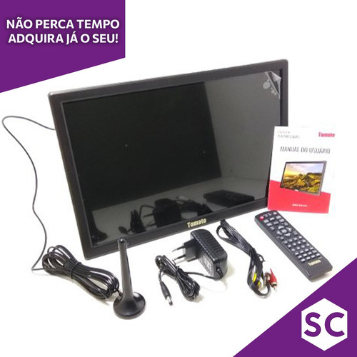 Imagem 6 de 10 de Tv Portátil Digital 15 Polegadas Led Hd Usb Hdmi Sd Monitor