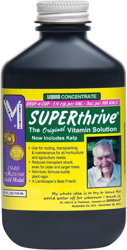Superthrive Fertilizante Y Hormonal Vegetal, Concentrado.