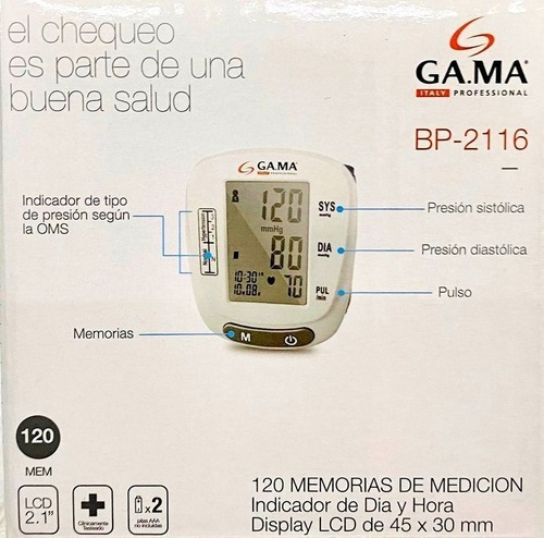 Imagen 3 de 8 de Tensiometro Digital Full Automatico De Muñeca 6300 Garantia