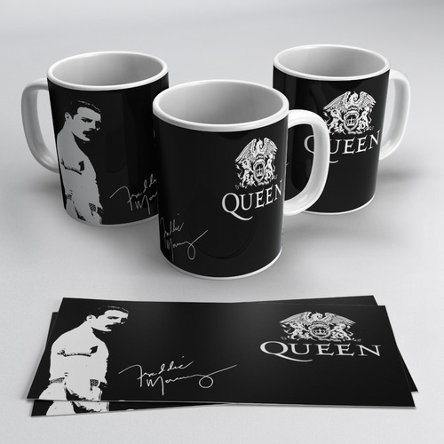 Imagen 5 de 9 de Plantillas Para Sublimar Tazas Bandas Metal Y Rock
