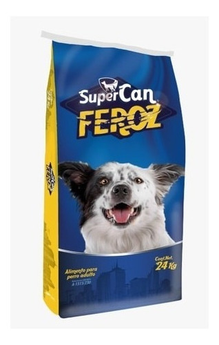 Supercan Feroz 24kg Croquetas Para Perro Adulto Económica 