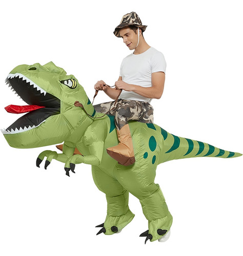 Dinosaurio Tyrannosaurus Rex Inflable Para Andar En Biciclet