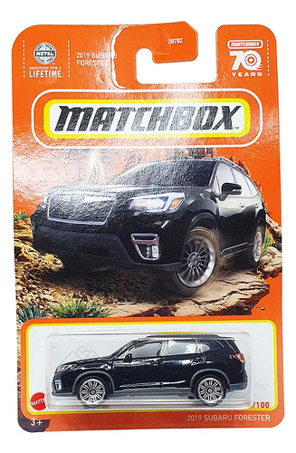 Miniatura Matchbox Subaru Forester 2019 70 Anos 88/100 2023