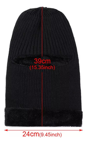 D Gorro De Punto De Invierno Con Capucha, Pasamontañas