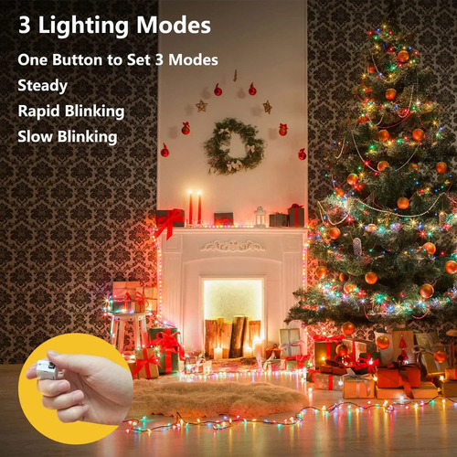 40 Luces De Hadas Led De 2 M, Miniluces Navideñas De Cobre