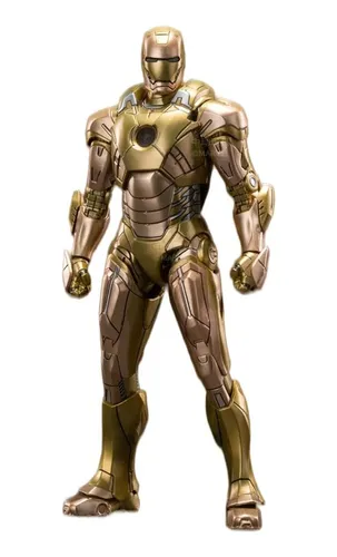 Homem De Ferro Ironman Mark 21 Armadura Dourada 18cm Zd Toys Homem De Ferro Ironman Mark 21 Armadura Dourada 18cm Zd Toys
