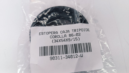 Estopera Caja Tripoide Corolla 86-02