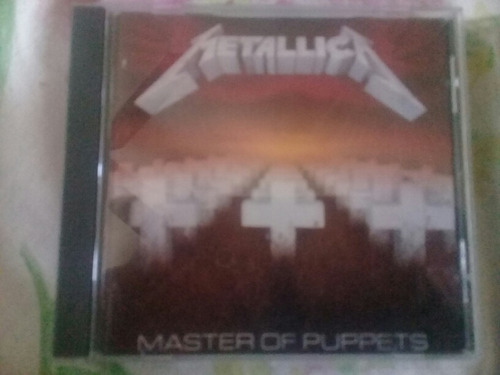 Cd Made In Usa Master Of Puppets Metallica 