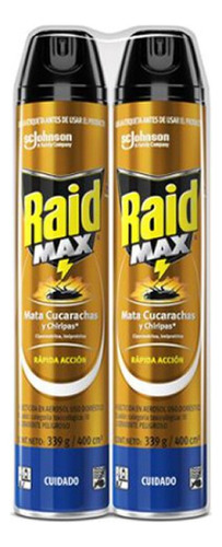 Mata Cucarachas Y Rastreros Ra-id Max Pack 