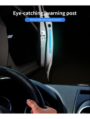 Calcomanías Reflectantes Fuertes De Advertencia De Seguridad