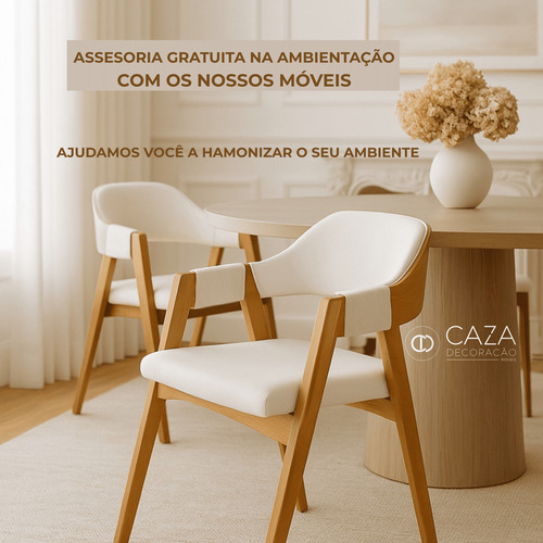 Kit 4 Cadeiras De Jantar Noruega Madeira Courvin Caramelo Liso Imbuia Courvin Caramelo