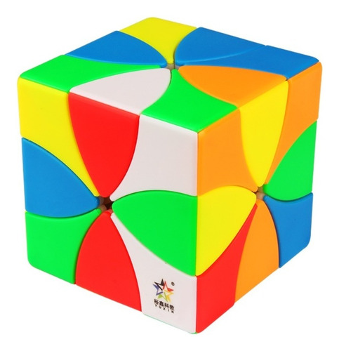 Cubo Mágico Yuxin Skewb Magnético Eight Petals Cube