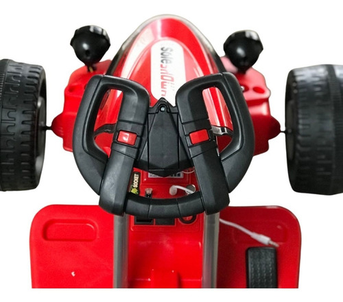 Mini Kart Elétrico Infantil 6v Com Luzes E Som Suporta 25kg