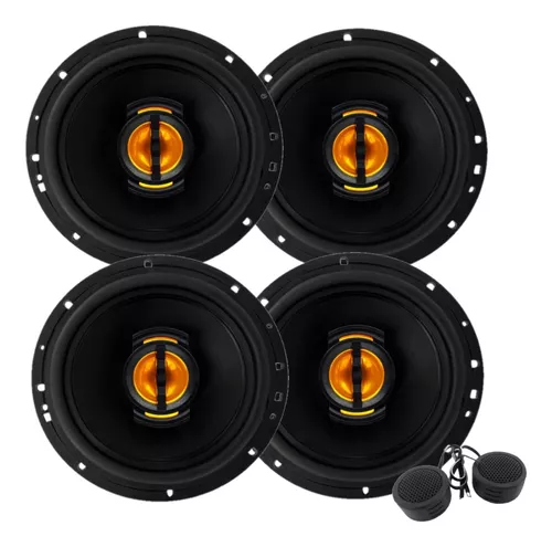 Comprar Jogo Auto Falante Leson Portas 220w Triaxial + Mini Tweeter