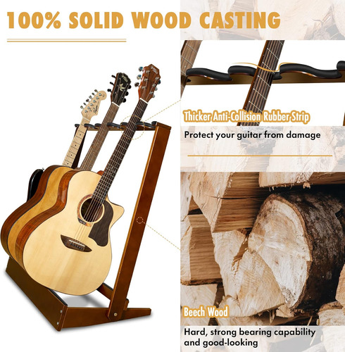 Soporte De Guitarra Para Varias Guitarras, Interfaz De Mader