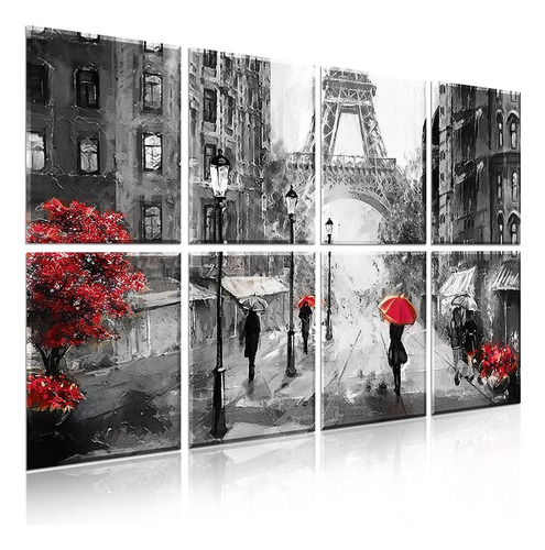 Ruonin.x 8 Pack Panel Acústico De Arte Decorativo .47  X 31 