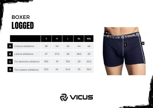 Imagen 5 de 6 de Boxer Vicus Loged Hombre Gris Melange