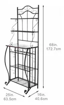 Comprar Estante Metal Para Panaderia Cocina 5 Nivele Microonda