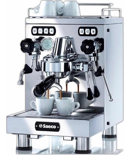 Cafetera Expresso Profesional Saeco Se50 Manual Vapor Color Plateado