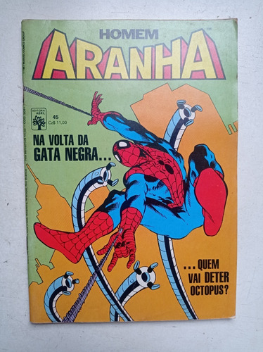 Hq Homem Aranha Nº 45 - Ed. Abril - 1987