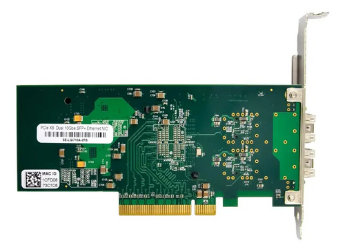 Placa De Rede Intel Dual 10gb Sfp+ X710-da2 Ñ Dell Y5m7n