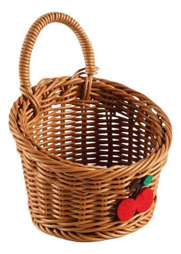 Mz Cesta Tejida De La Cesta De La Verdura De La Fruta De La