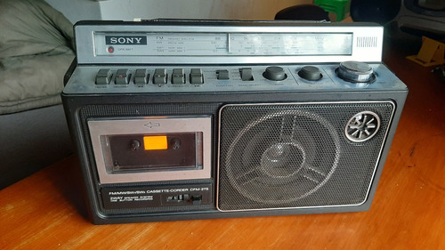 Equipo Audio Sony Radio Solo Fm Pasa Cassettes Funciona