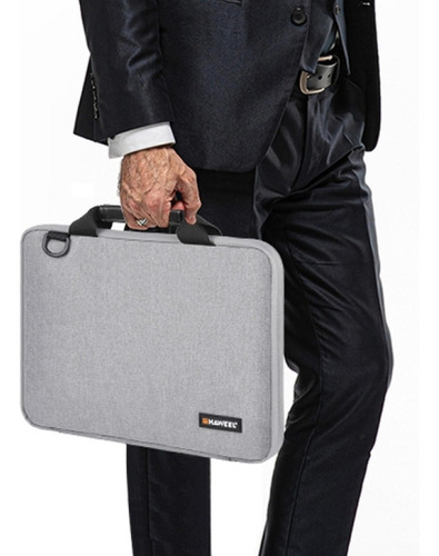 Bolsa Para Computadora Portátil Gris 14 A 15 Pulgadas