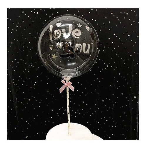 Globo Burbuja 24 Pulgadas Transparente Mayor Bobo X 50 Unid