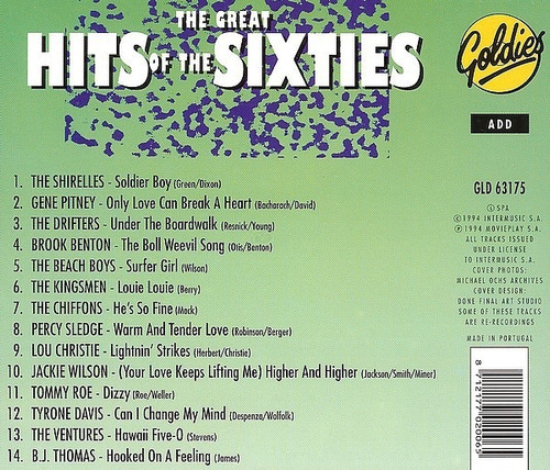 The Great Hits Of The Sixties Cd Made In Europa
