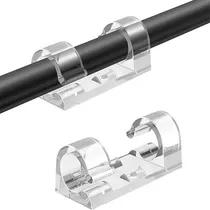 Comprar Set X20 Organizador De Cables Clips Adhesivos Separadores