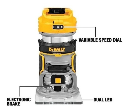 Enrutador Inalambrico Dewalt De 20v Max Xr Sin Bateria