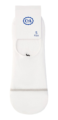Imagen 3 de 5 de 5 Pack De Calcetines Invisible Básicos Hombre C&a (3019056)